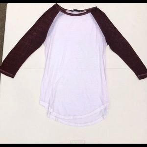 3/4 sleeve baseball T